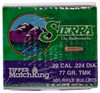 Sierra 7177C Tipped MatchKing  .22 Cal .224 77 gr Tipped MatchKing 500 Per Box UPC: 092763571774