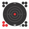 12IN WHITE BULLS EYE TARGET 12 PK BAG UPC: 709779901395