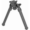 Magpul MAG1075BLK Bipod  made of Aluminum with Black Finish Sling Stud Attachment 6.3010.30 Vertical Adjustment  Rubber Feet for ARPlatform UPC: 840815123071