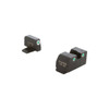 AmeriGlo SG181 Optic Compatible Sight Set for SIG Sauer  Black  Green Tritium with White Outline Front Sight Green Tritium with White Outline Rear Sight UPC: 644406902126