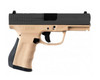 FMK G9C1G2RSS 9C1 G2 9mm Luger 141 4 Black Stainless Steel Barrel Black Serrated Carbon Steel Slide Desert Sand Polymer Frame wPicatinny Rail Black Backstrap Grip UPC: 850979006523