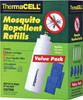 Thermacell R4 Repellent Refill  Effective 15 ft Odorless Scent MatFuel Cartridges Repels Mosquito Effective Up to 48 hrs 4 Fuel Cartridges12 Mats UPC: 181752000224