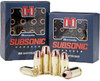 Hornady Subsonic Subsonic Centerfire Ammunition, 9mm Luger, Hornady XTP Subsonic, 147 Grain - 25 Cartridge Box ( 25 / 1 )