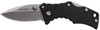 Cold Steel CS7DS Recon 1 Micro 2 Folding Spear Point Plain Stonewashed 4034 SS Blade Black GrivEx Handle Includes Pocket Clip UPC: 705442019244