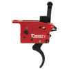 Timney Triggers 307 Featherweight Deluxe  BlackRed Curved Trigger 3 lbs Draw Weight Fits MosinNagant UPC: 081950307005