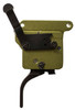 Timney Triggers 510V2 Elite Hunter  Curved Trigger with 3 lbs Draw Weight  BlackGreen Finish for Remington 700 Right UPC: 081950510047