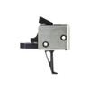 CMC Triggers 92503 DropIn  SingleStage Flat Trigger with 44.50 lbs Draw Weight  BlackSilver Finish for AR15AR10 UPC: 850544004091