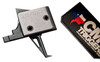 CMC Triggers 92503 DropIn  SingleStage Flat Trigger with 44.50 lbs Draw Weight  BlackSilver Finish for AR15AR10 UPC: 850544004091