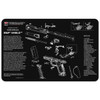 TEKMAT PISTOL MAT S&W M&P SHIELD BLK UPC: 612409971135