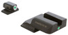 AmeriGlo SW141 iDot Sight Set for Smith  Wesson MP Shield  Black  Green Tritium with White Outline Front Sight Green Tritium iDot Rear Sight UPC: 644406905974
