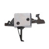 CMC Triggers 93504 DropIn  TwoStage Flat Trigger with 24 lbs Draw Weight  BlackSilver Finish for AR15AR10 UPC: 850544004985