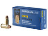 PPU PPH357S Handgun 357Sig 125gr Flat Point Jacketed 50 Per Box/20 Case