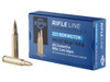 PPU PP223F2 Standard Rifle 223Rem 62gr Full Metal Jacket Boat Tail 20 Per Box/50 Case