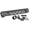 Midwest Industries MISLH12625 Slimline  AR15 Black Hardcoat Anodized AluminumPolymer 12.625 PicatinnyMLOK UPC: 812102031024