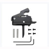 Rise Armament T017BLK RA140 Super Sporting SingleStage Curved Trigger with 3.50 lbs Draw Weight  Black Hardcoat Anodized Finish for ARPlatform Right UPC: 850011713051