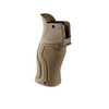 FAB Defense FXGRADUST Gradus Ergonomic Pistol Grip 15 Degree Flat Dark Earth Polymer with Rubber Overmold for AR15 AR10 M4 M16 UPC: 7290111586187