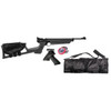 Crosman 2289CKFT Pump Airgun Drifter Kit Pump 22 1rd Shot Black Black Receiver Gray Fixed Carbon Fiber Wrapped Stock UPC: 028478153912