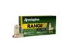 Remington Ammunition 27681 Range 9mmLuger 115gr Flat Nose Enclosed Base 50 Per Box/10 Case