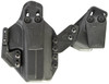 Blackhawk 416100BK Stache Premium Kit IWB Size 00 Black Polymer Belt Clip Compatible wGlock 172231 Ambidextrous UPC: 604544673692