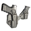 Blackhawk 416702BK Stache  IWB Size 02 Black Polymer Belt Clip Compatible wGlock 19233245 Belt 1.50 Wide Ambidextrous UPC: 604544673814