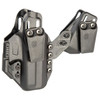 Blackhawk 416963BK Stache  IWB Size 63 Black Polymer Belt Clip Fits SW MP Shield wCrimson Trace Laser Ambidextrous UPC: 604544673838
