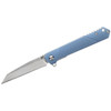 Schrade 1159320 Inert  Folding Wharncliffe Part Serrated Satin AUS10A SS Blade Blue UPC: 661120650638