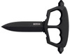 Cold Steel CS80NT3 Chaos Push Knife 5 Fixed Plain Black Matte Powder Coat SK5 Steel Blade Black wDGuard Handle GrivEx wOvermold KrayEx Handle Includes Belt LoopSheath UPC: 705442020370