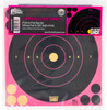 ProShot 8BPINK6PK SplatterShot  BlackPink SelfAdhesive Paper Impact Enhancement Bright Pink 8 Bullseye 6 Pack Includes Pasters UPC: 709779907113