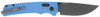 FLASH AT CIVIC CYAN FOLDING KNIFE UPC: 729857010955