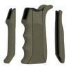 Hogue 13041 Modular Overmolded  OD Green Rubber Pistol Grip with Finger Grooves Fits AR15M16 UPC: 743108130414