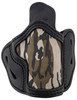 1791 Gunleather MOBH24SSBLR BH2.4S Optic Ready OWB Size 2.4 Mossy OakStealth Black Leather Belt Slide Fits FN 509Springfield XDMHK VP9SK Right Hand UPC: 816161025574
