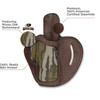 1791 Gunleather MOBH1BRWR BH1 Optic Ready OWB 01 Brown with Mossy Oak Leather Belt Slide Fits 5 1911 UPC: 816161025659