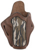 1791 Gunleather MOBH1BRWR BH1 Optic Ready OWB 01 Brown with Mossy Oak Leather Belt Slide Fits 5 1911 UPC: 816161025659