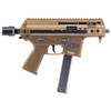 BT Firearms 36176502GCT APC9K  9mm Luger 331 4.30 Coyote Tan Tele Brace Adapter Polymer Grip Ambi Controls Glock Compatible Mag UPC: 840225708363