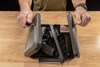 Hornady 95229 DualLid Lock Box Key Entry Black Steel Holds 2 Handguns UPC: 090255952292