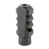 Mdt Sporting Goods Inc 103516BLK Elite Muzzle Brake  30 Cal (7.62mm), Black Steel, 3 Port, 5/8"-24 tpi                                                                                                  