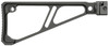 Midwest Industries MISTAPSFFES Side Folding Fixed Extruded Stock  Black Anodized Aluminum for Picatinny Rail UPC: 812102033509