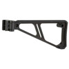 Midwest Industries MISTAPSFFES Side Folding Fixed Extruded Stock  Black Anodized Aluminum for Picatinny Rail UPC: 812102033509