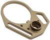 Strike Industries ARULMFEPACNFDE QD End Plate QD End Plate with Hook Attachments  AntiRotation Castle Nut Flat Dark Earth Finish UPC: 793811764482