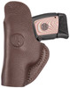 1791 Gunleather FCD1BRWL Fair Chase  IWB Size 01 Brown Leather Deer Hide Belt Clip Fits Ruger LCP 380SW Bodyguard Left Hand UPC: 816161025468