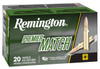 Remington Ammunition 27682 Premier Match 223 Rem 52 gr Hollow Point BoatTail HPBT 20 Per Box 10 UPC: 047700393506