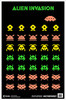 Action Target GSALIENIN100 Entertainment Black Light Aliens Paper Hanging 23 x 35 MultiColor 100 Per Box UPC: 816506026013