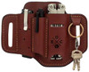 1791 Gunleather HDESSFCHNA EDC Heavy Duty Easy Slide OWB Chestnut Leather Belt Slide Ambidextrous UPC: 810102210623