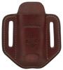 1791 Gunleather HDESSLCHNA EDC Heavy Duty Easy Slide Solo OWB Chestnut Leather Belt Slide Ambidextrous UPC: 810102210821