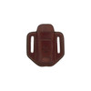 1791 Gunleather HDESSLSCHNA EDC Heavy Duty Easy Slide OWB Chestnut Leather Belt Slide Ambidextrous UPC: 810102212726