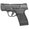 Smith  Wesson 13255 Performance Center MP Shield Plus EDC 9mm Luger 3.10 Ported 101131 Black Matte Black Armornite Stainless Steel Ported Slide Black Polymer Grip Manual FO Sights UPC: 022188886535