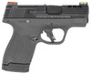 Smith  Wesson 13255 Performance Center MP Shield Plus EDC 9mm Luger 3.10 Ported 101131 Black Matte Black Armornite Stainless Steel Ported Slide Black Polymer Grip Manual FO Sights UPC: 022188886535
