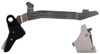 Timney Triggers ALPHAGLOCK34SILVR Alpha Competition 9mm Luger40 SW Silver Straight Trigger Compatible wGlock Gen34 UPC: 081950613717
