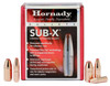 Hornady 45031 SubX  45 Cal 395 gr Subsonic eXpanding 50 Per Box 15 Case UPC: 090255450316