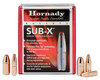 Hornady 45052 SubX  45 Cal 410 gr Subsonic eXpanding 50 Per Box 15 Case UPC: 090255450521